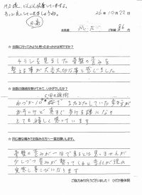 戸田市にお住いで真っ直ぐ歩けないと悩んでいたＭＳさま（無職の86歳女性）